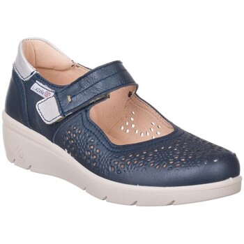 Schuhe Damen Sneaker Low Laura Azaña MOCCASINS  26814 Blau