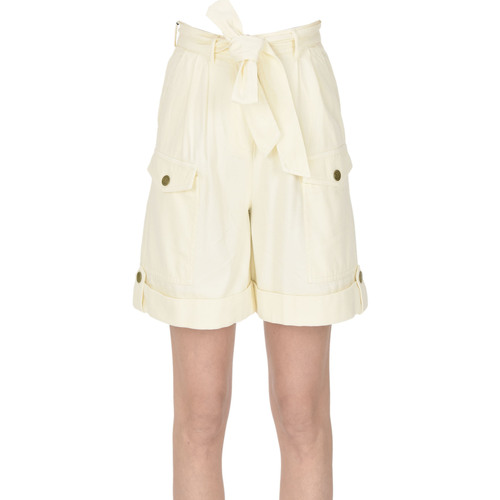 Kleidung Damen Shorts / Bermudas Twin Set PNH00003020AE Weiss