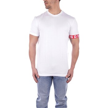 Kleidung Herren T-Shirts Dsquared D9M3S5130 Weiss