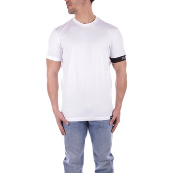 Kleidung Herren T-Shirts Dsquared D9M3S5030 Weiss