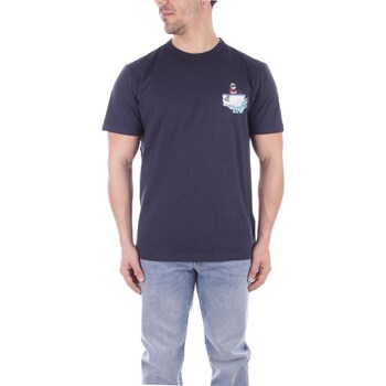 Kleidung Herren T-Shirts Woolrich CFWOTE0128MRUT2926 Blau