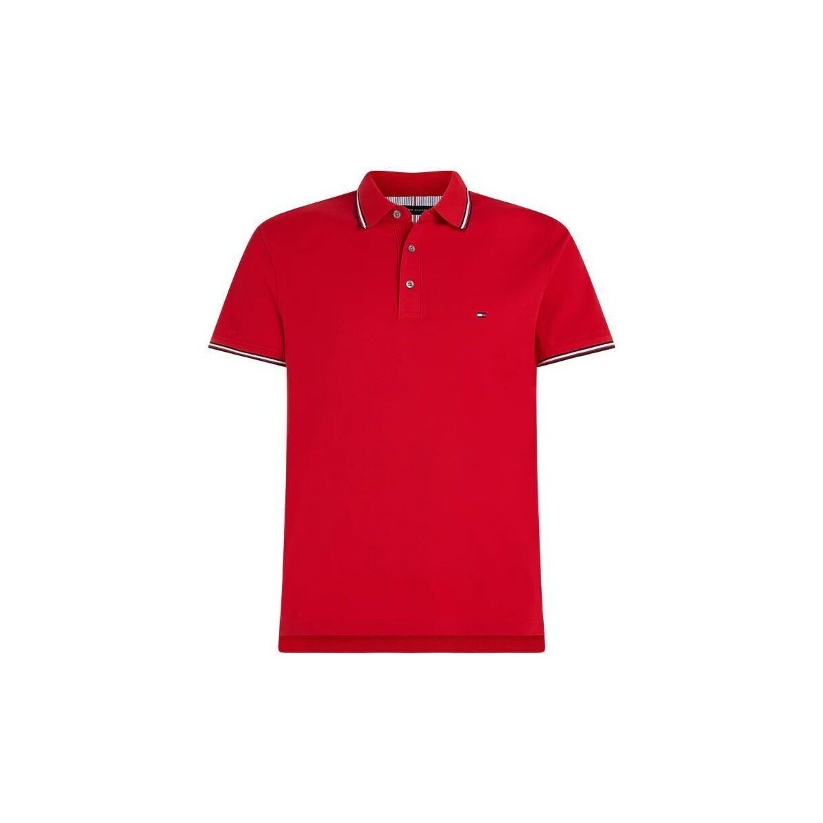 Kleidung Herren T-Shirts & Poloshirts Tommy Hilfiger MW0MW30750 - 1985 RWB POLO-XJV ROYAL BERRY Rot