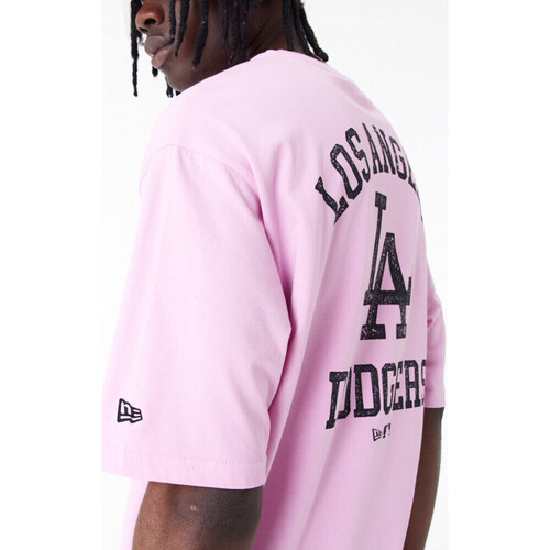 New-Era Mlb wordmark os tee losdod Rosa
