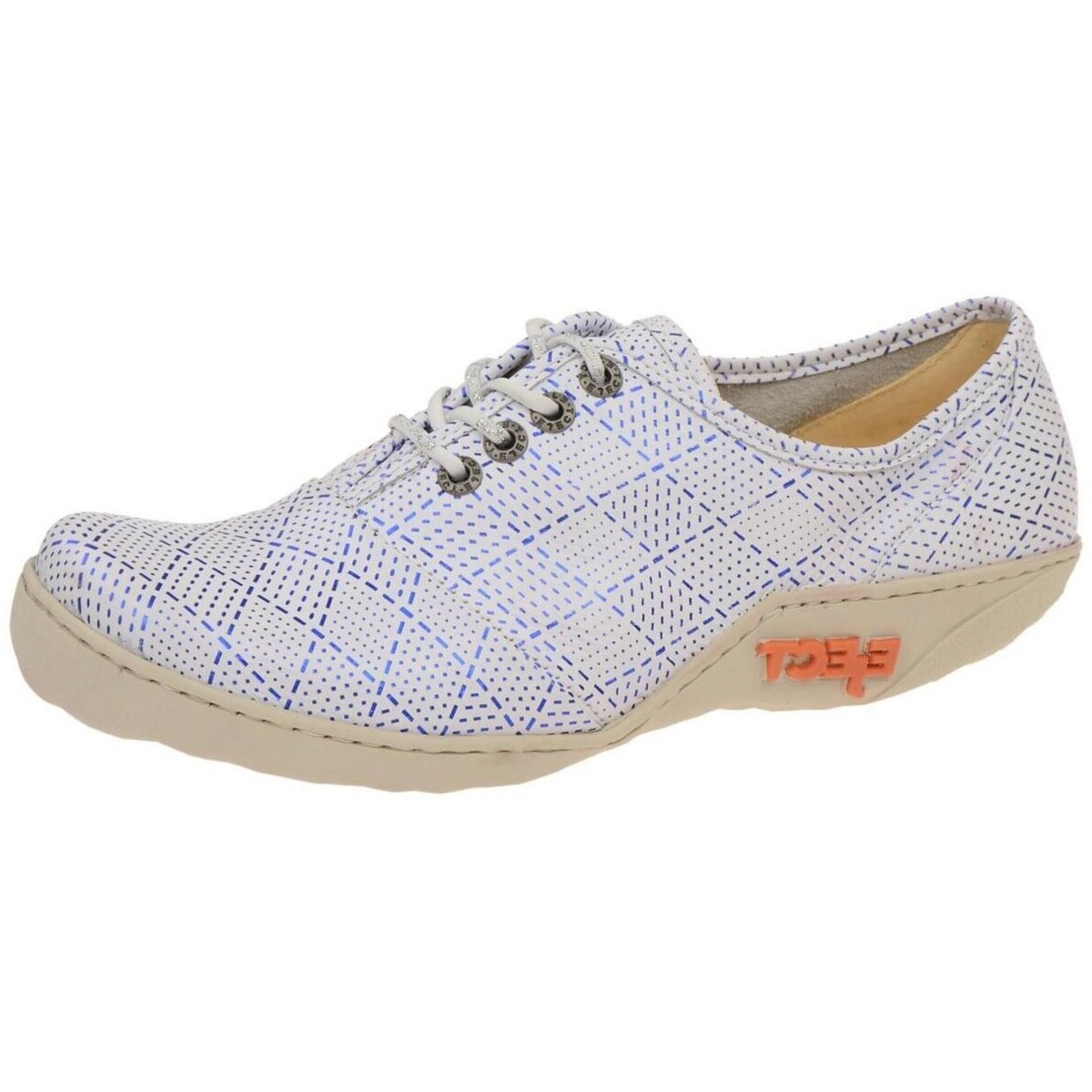 Schuhe Damen Derby-Schuhe & Richelieu Eject Schnuerschuhe Diamante Schuhe blau 17070 17070/1.003 Weiss