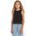 Kleidung Mädchen Tops Calvin Klein Jeans IG0IG02437 LOGO TAPE TOP-BEH BLACK Schwarz