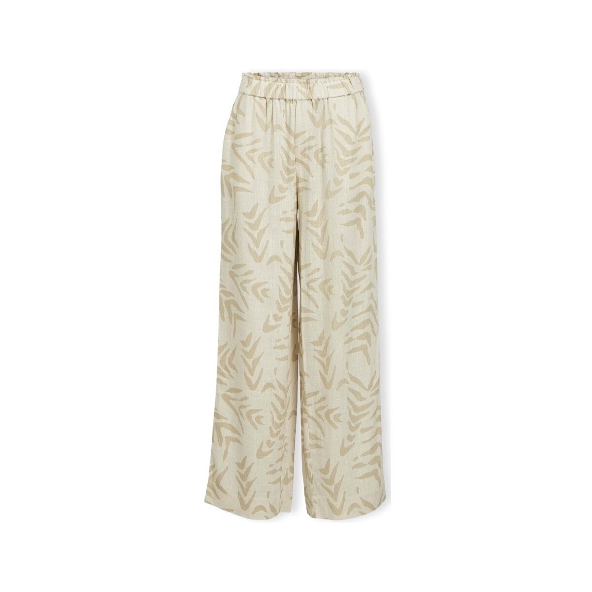 Kleidung Damen Hosen Object Emira Trousers - Sandshell/Natural Beige