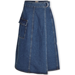 Kleidung Damen Röcke Vila Norma Skirt - Medium Blue Denim Braun