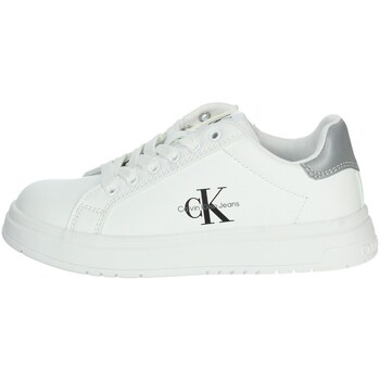 Schuhe Kinder Sneaker High Calvin Klein Jeans V3X9-80858-1355 Weiss