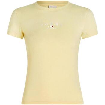 Kleidung Damen T-Shirts & Poloshirts Tommy Jeans  Gelb