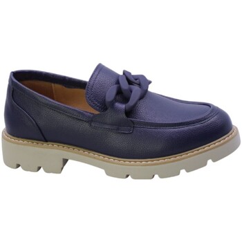 Schuhe Damen Slipper Yanema 345042 Blau