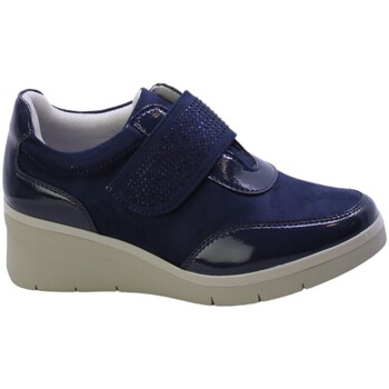Schuhe Damen Sneaker Low Yanema 345032 Blau