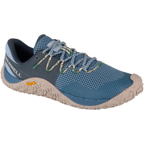 Schuhe Damen Laufschuhe Merrell Trail Glove 7 Blau