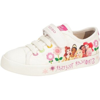 Schuhe Mädchen Sneaker Geox Low Ciak Schuhe creme- Disney Princess J3504D 00010C1058 Weiss