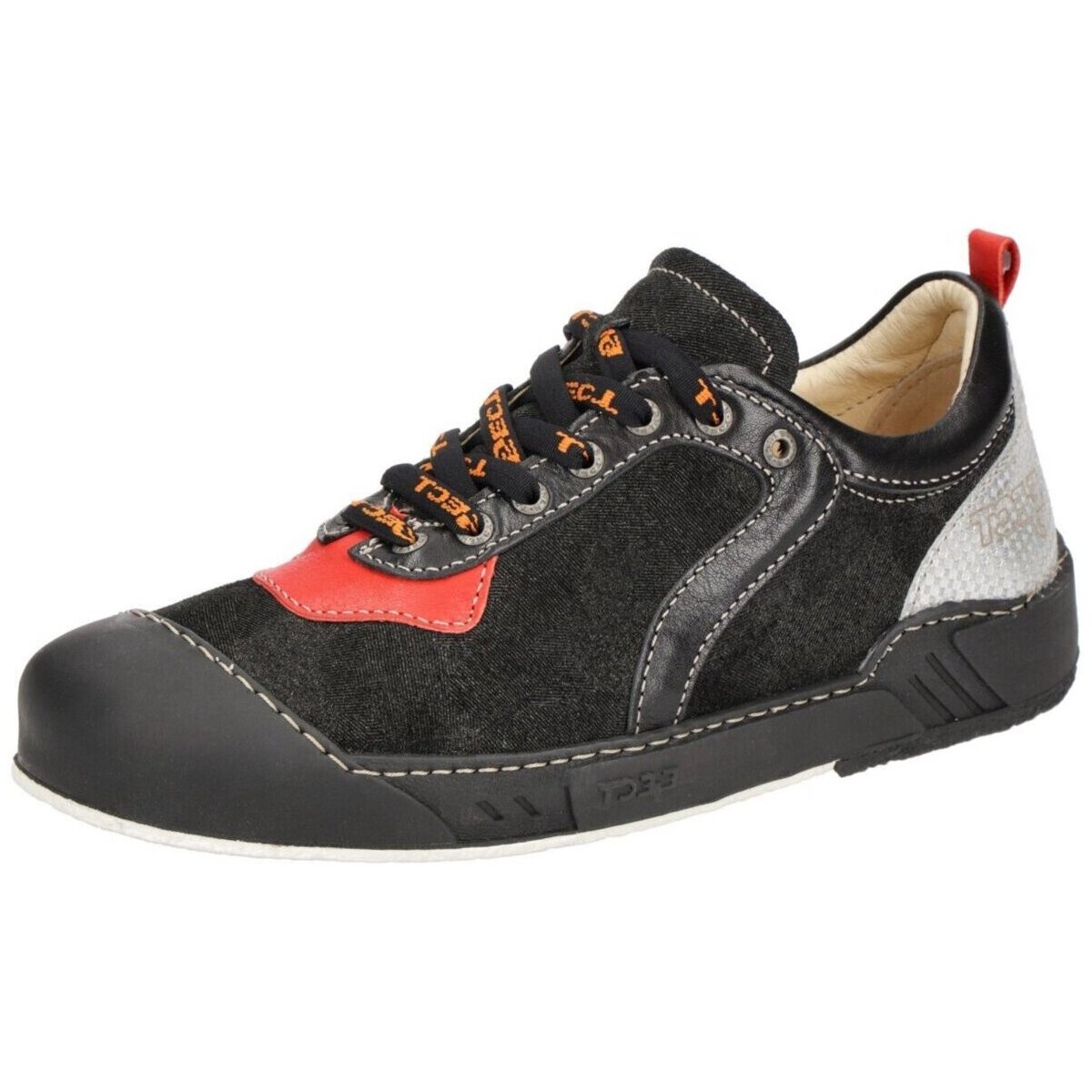Schuhe Damen Derby-Schuhe & Richelieu Eject Schnuerschuhe Puzzle Schuhe rot silber 20233 20233 Schwarz