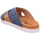 Schuhe Damen Pantoletten / Clogs Haflinger Pantoletten Summer Slides Sienna 866008-1773 Blau