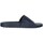 Schuhe Herren Pantoletten Emporio Armani Logo-Schieberegler Blau