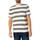 Kleidung Herren T-Shirts Fila Ben Varn Dye Stripe T-Shirt Weiss