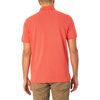 Gant Reguläres Shield-Pique-Poloshirt Rot