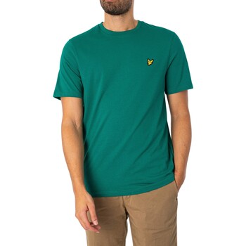 Lyle & Scott Einfaches T-Shirt Grün