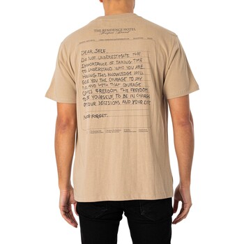 Pompeii Cedar Hotel Note T-Shirt Beige