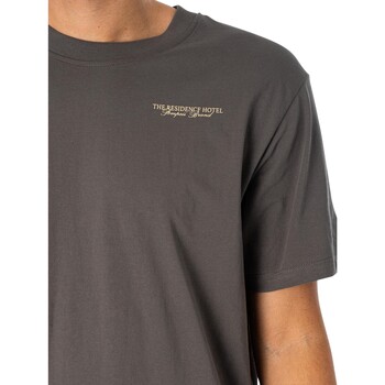 Pompeii Residence-Grafik-T-Shirt Grau
