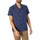 Kleidung Herren Kurzärmelige Hemden Pompeii Kurzärmeliges Hemd Blau