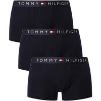 Unterwäsche Herren Boxershorts Tommy Hilfiger 3er-Pack Original-Unterhosen Blau