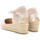 Schuhe Damen Leinen-Pantoletten mit gefloch Gaimo COPITA 8313 Rosa