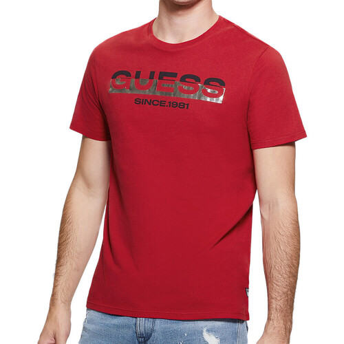 Kleidung Herren T-Shirts & Poloshirts Guess G-M4RI60K9RM1 Rot