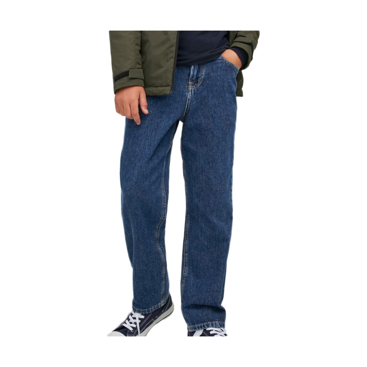 Kleidung Jungen Straight Leg Jeans Jack & Jones 12252578 Blau
