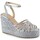 Schuhe Damen Sandalen / Sandaletten Azarey 572H428 Silbern