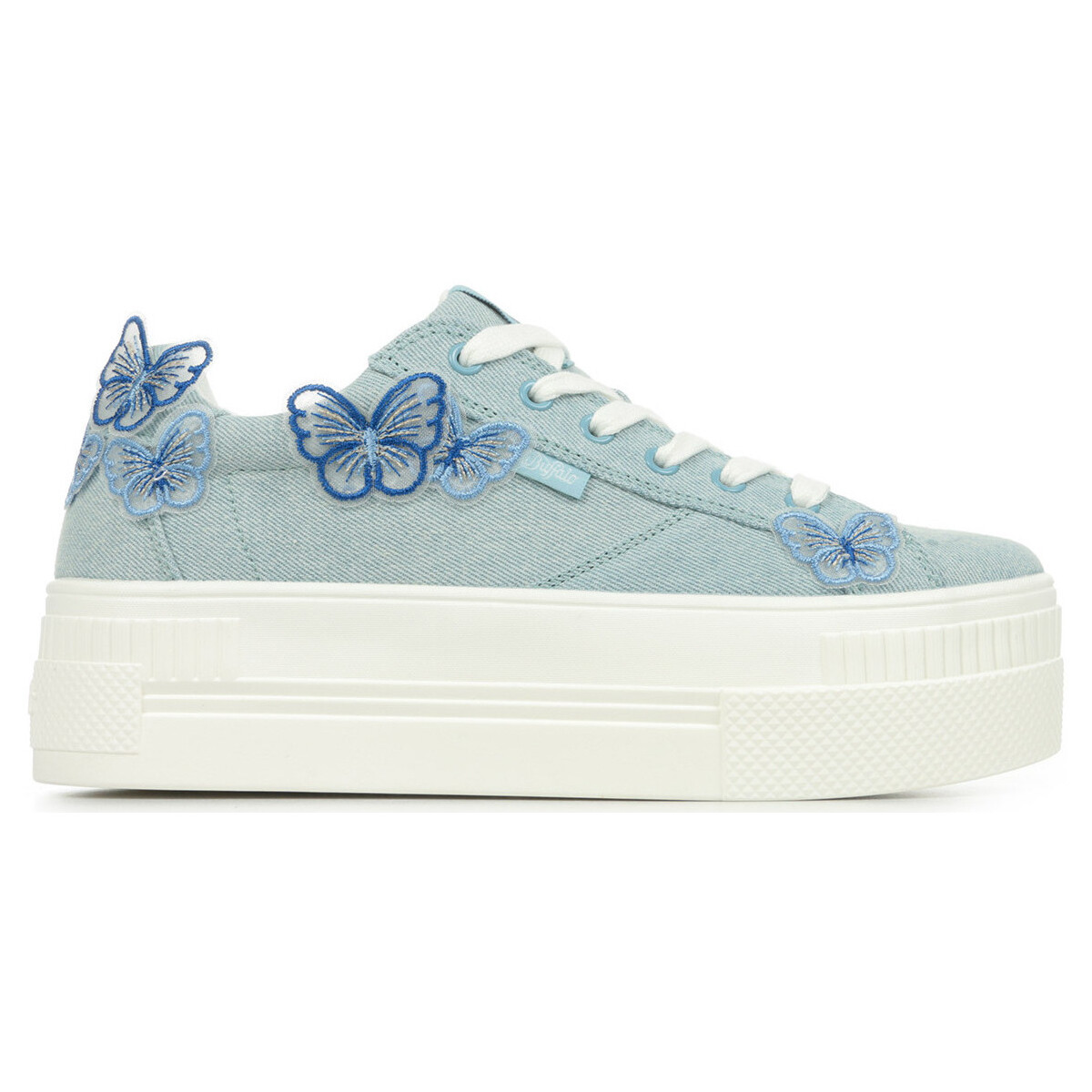 Schuhe Damen Sneaker Buffalo Paired Butterfly Blau