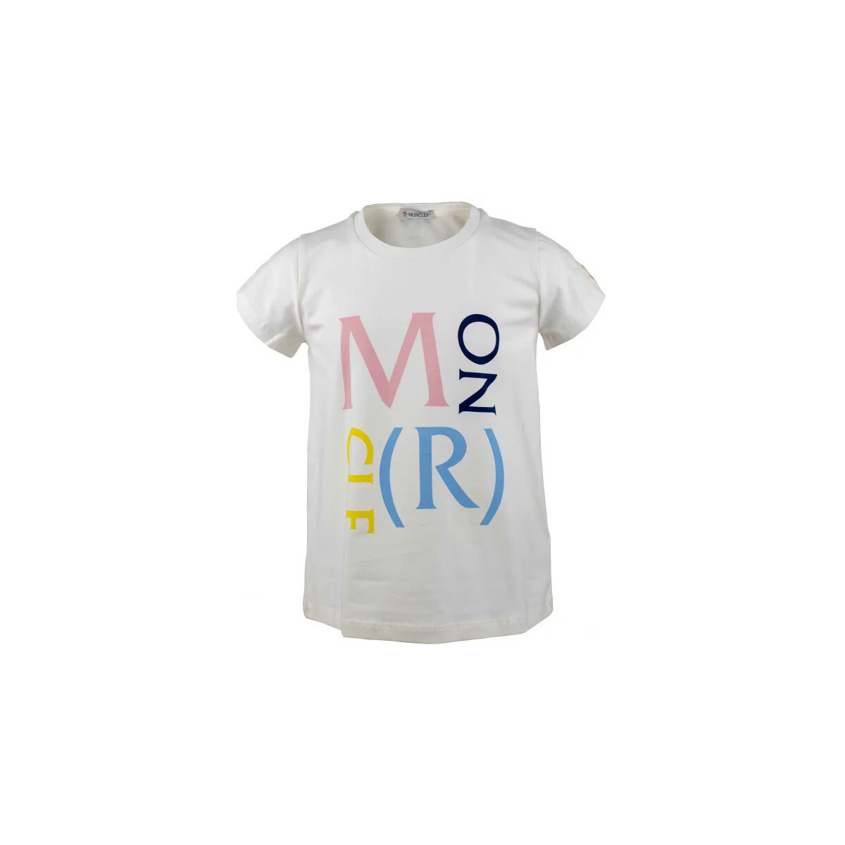 Kleidung Kinder T-Shirts & Poloshirts Moncler  Weiss