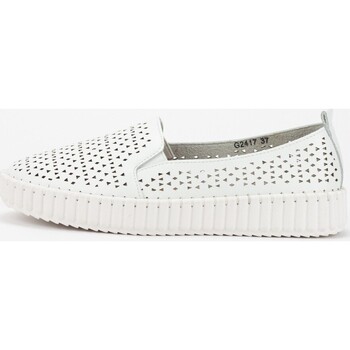Schuhe Damen Sneaker Low Keslem Zapatos  en color blanco para Weiss