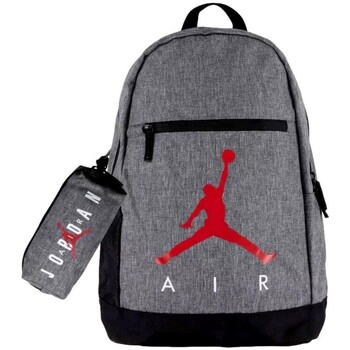 Taschen Rucksäcke Nike MOCHILA AIR JORDAN SCHOOL CON ESTUCHE GRIS Grau