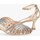 Schuhe Damen Sandalen / Sandaletten Cecil Cristal Pumps Frau Goldabsatz 60 Gold