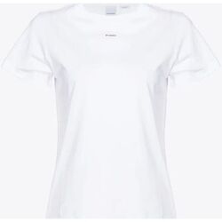 Kleidung Damen T-Shirts & Poloshirts Pinko BASICO 100373 A1N8-Z04 Weiss