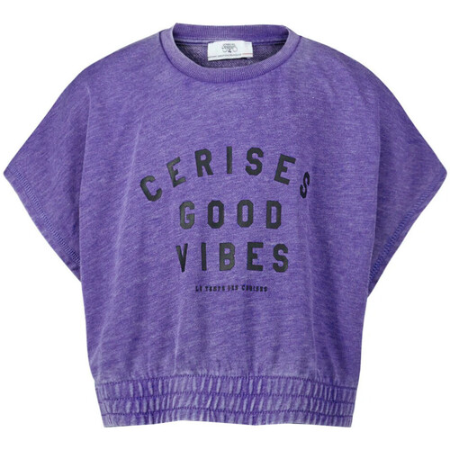 Kleidung Mädchen T-Shirts Le Temps des Cerises GNAELLEGI0000 Violett