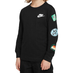 Kleidung Jungen Langarmshirts Nike 86L833 Schwarz