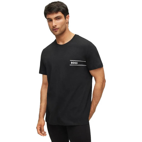 Kleidung Herren T-Shirts BOSS essential Schwarz