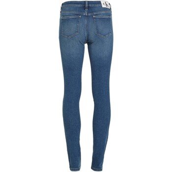 Ck Jeans Mid Rise Skinny Blau