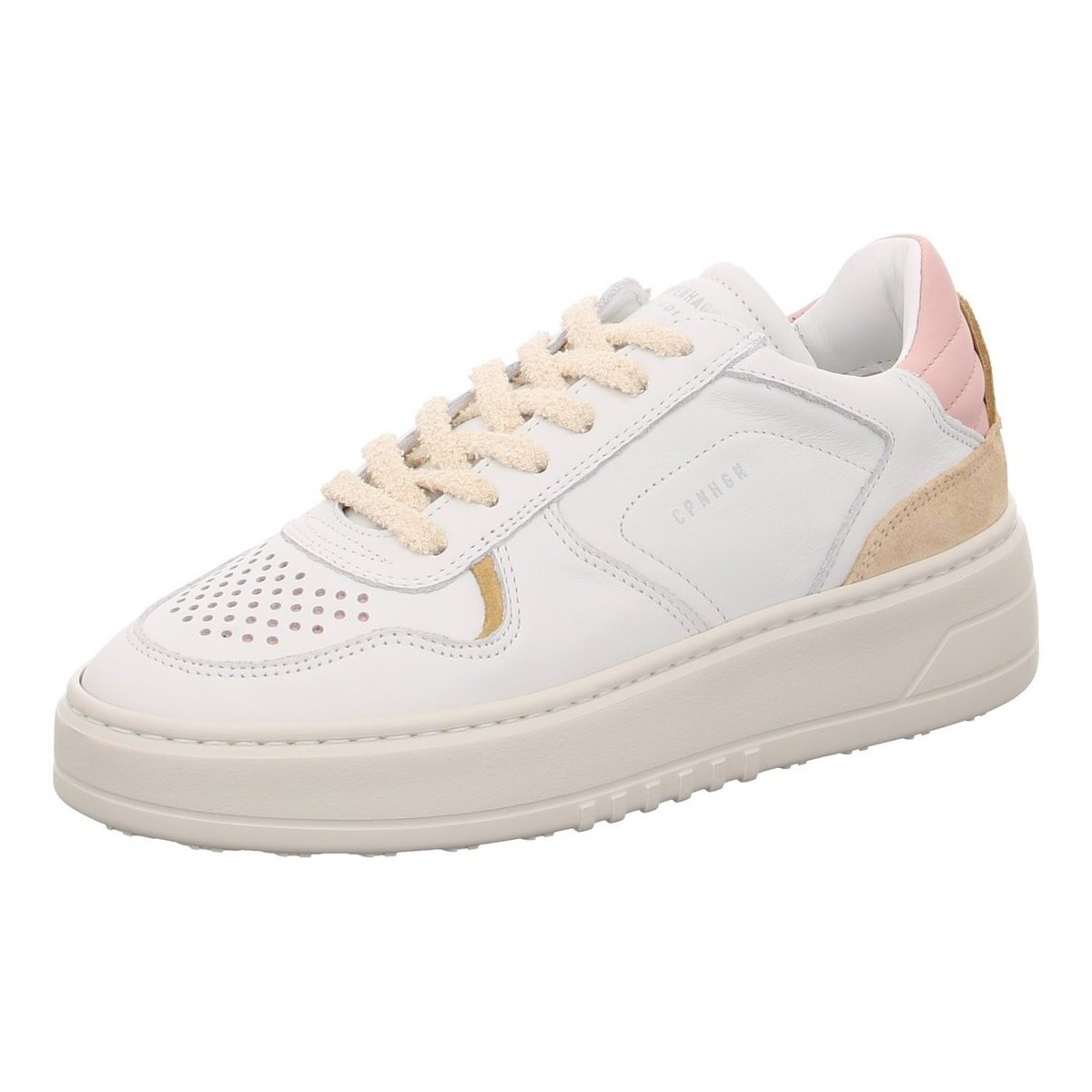 Schuhe Damen Sneaker D.Co Copenhagen CPH76 CPH76 leather mix white/rose Weiss