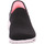 Schuhe Damen Slipper Skechers Slipper Stretch Knit Slip-Ins W/ Color 124799 BLK/BLK Schwarz