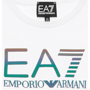 Kleidung Jungen T-Shirts Emporio Armani EA7 3DBT53-BJ02Z Weiss