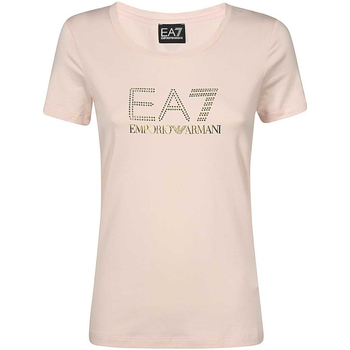 Kleidung Damen T-Shirts Emporio Armani EA7 8NTT67-TJDQZ Rosa