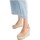 Schuhe Damen Leinen-Pantoletten mit gefloch Refresh 32639 BEIGE