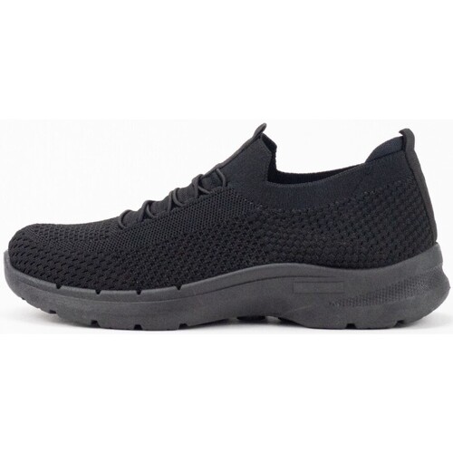 Schuhe Herren Sneaker Low Keslem Zapatillas  en color negro para Schwarz