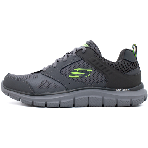 Schuhe Herren Sneaker Skechers Track - Broader Grau