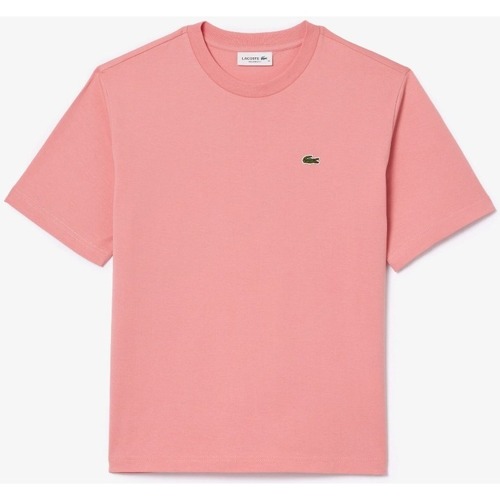 Kleidung Damen T-Shirts & Poloshirts Lacoste TF7215 Rosa