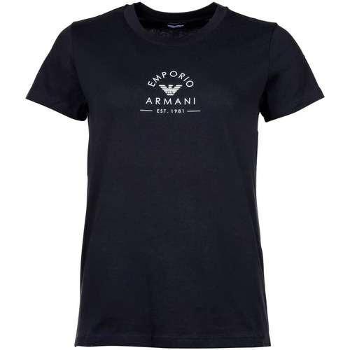 Kleidung Damen T-Shirts & Poloshirts Emporio Armani 164720 4R227 Schwarz